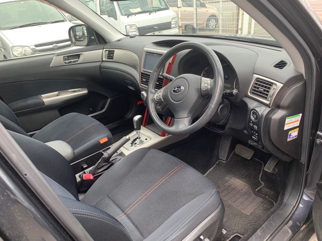 inside of car SH5 - 2008 Subaru FORESTER  - BLACK