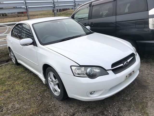 front of car BL5 - 2005 Subaru LEGACY B4  - WHITE