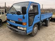 front photo of car NKR66E - 1993 Isuzu ELF HIGH DECK  - BLUE