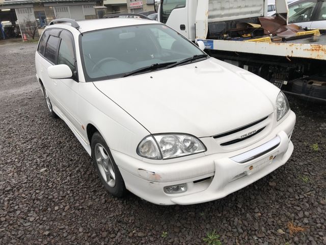 front of car ST210 - 1998 Toyota CALDINA  - WHITE