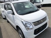 front photo of car MH34S - 2013 Suzuki WAGON R  - WHITE