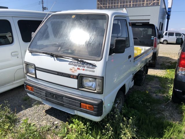front of car DB71T - 1989 Suzuki CARRY TRUCK 4WD - WHITE