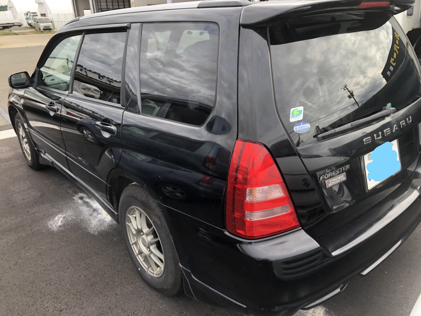 back of car SG5 - 2004 Subaru FORESTER Cross Sports 2.0i - BLACK